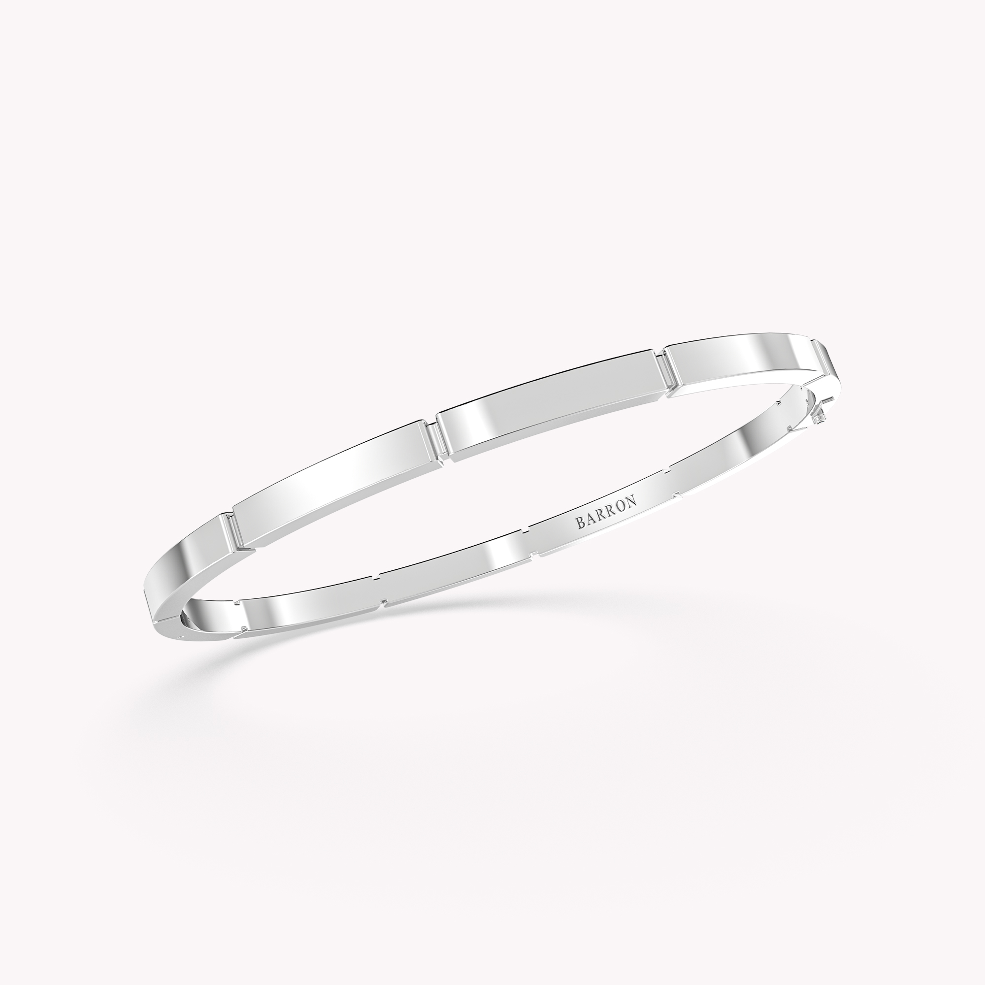 WHITE GOLD BANGLE